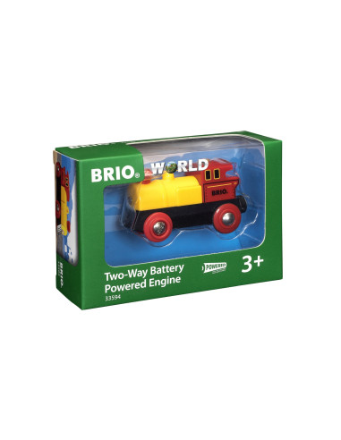 Brio - Locomotiva Mica Rosie Cu Baterii,BRIO33594