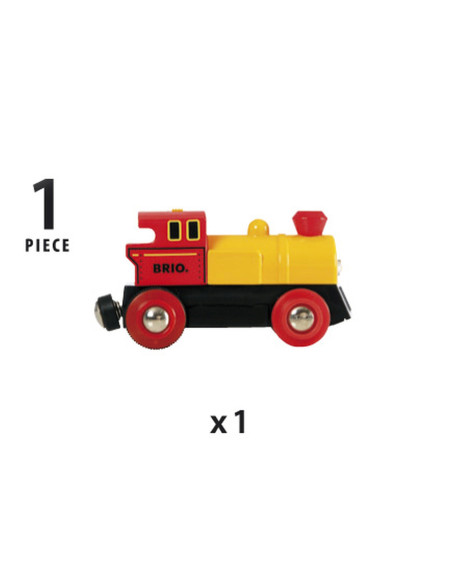 Brio - Locomotiva Mica Rosie Cu Baterii,BRIO33594