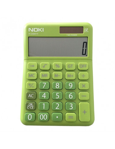 Calculator Birou Noki 12 Digiti Hcs001 Verde,NKHCS001Y