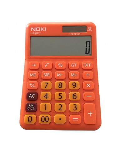 Calculator Birou Noki 12 Digiti Hcs001 Portocaliu,NKHCS001T