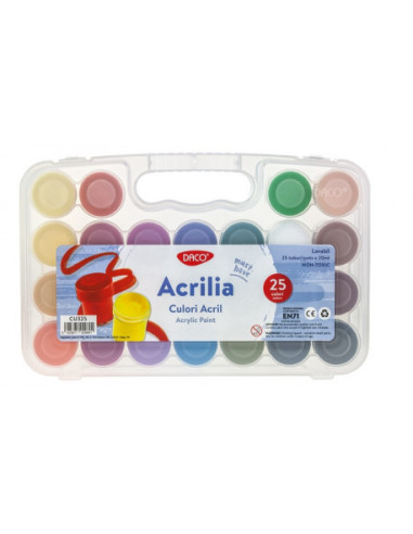 CU325,Culori acril 25c 20ml acrilia daco cu325