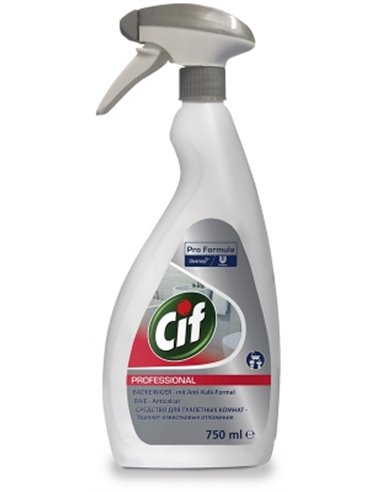 Detergent spuma pentru baie profesional Cif 2 in 1, 750