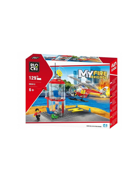 Blocki My Fire Brigade, Platforma pompieri, 129 piese,ROB-KB0812