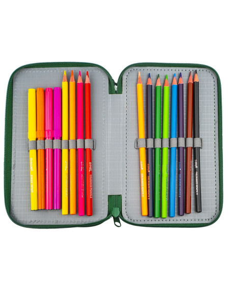Penar echipat, 2 fermoare, 29 piese, DINO - S-COOL,SC1609