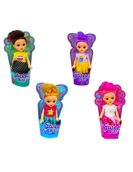 Papusa, 14 cm, 12 buc/set,ROB-608A