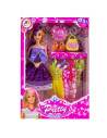 Papusa cu garderoba + accesorii,ROB-823K28