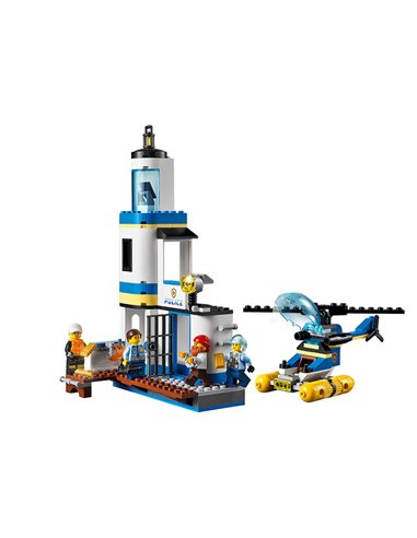 Lego City Politia de pe litoral si misiune de pompieri