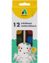 AD2290933,ACUARELE 12 CULORI 24MM CU PENSULA ADEL