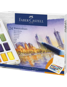 FC169724,Acuarele 24 Culori Creative studio FABER-CASTELL