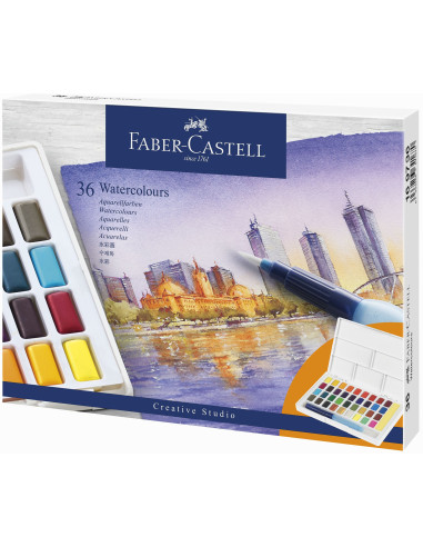 FC169736,Acuarele 36 culori creative studio faber-castell