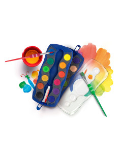 FC125020,Acuarele 24 culori albastre connector faber-castell 2