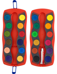 FC125031,Acuarele 24 culori rosii connector faber-castell 2