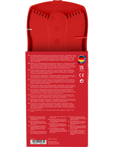 FC125031,Acuarele 24 culori rosii connector faber-castell FC125031,Acuarele 24 culori rosii connector faber-castell