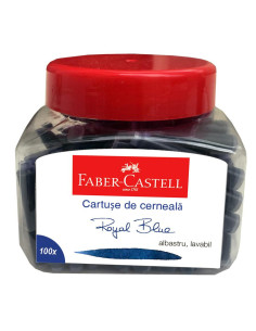 FC185500,CARTUSE CERNEALA MICI ALBASTRE 100BUC/BORCAN FABER-CASTELL