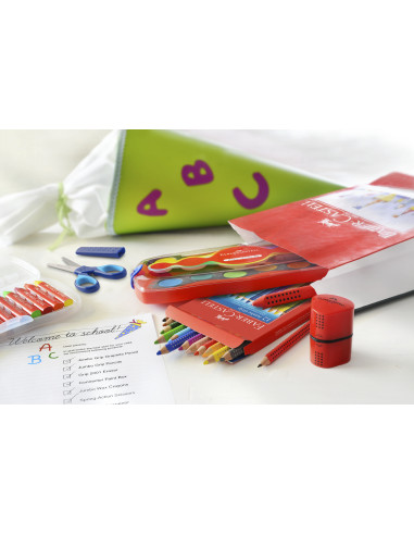 FC120011,CREIOANE CERATE 12 CULORI JUMBO CUTIE PLASTIC FABER-CASTELL