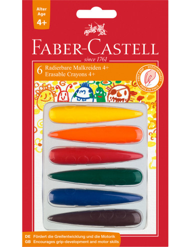 FC120404,CREIOANE CERATE MODEL DEGETE SET 6 FABER CASTELL