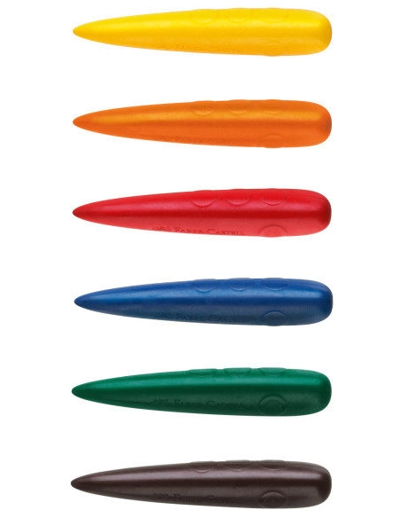 FC120404,CREIOANE CERATE MODEL DEGETE SET 6 FABER CASTELL