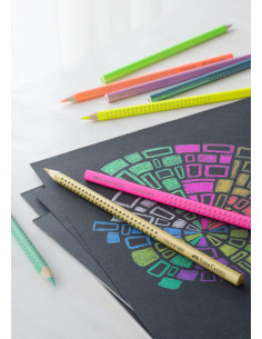 Creioane colorate FABER-CASTELL FC201569, 12 culori speciale grip 2