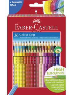 FC112442,Creioane colorate FABER-CASTELL 36 culori grip 2001