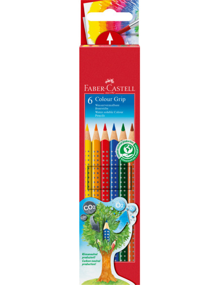 FC112406,CREIOANE COLORATE 6 CULORI GRIP 2001 FABER-CASTELL