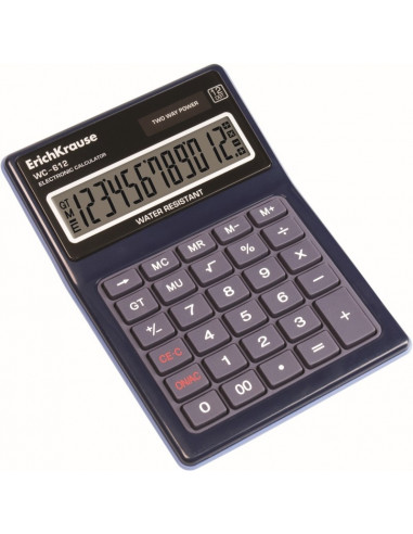 40612,Calculator Birou Herlitz Erich Krause Wc-612 12 Digiti Water Rezistent
