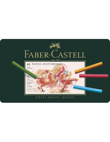 FC128560,CREIOANE PASTEL 60 CULORI POLYCHROMOS FABER-CASTELL