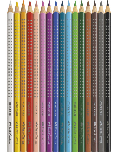 FC201681,Cutie metal cu 300 creioane colorate grip FABER-CASTELL