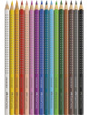 FC201681,Cutie metal cu 300 creioane colorate grip FABER-CASTELL