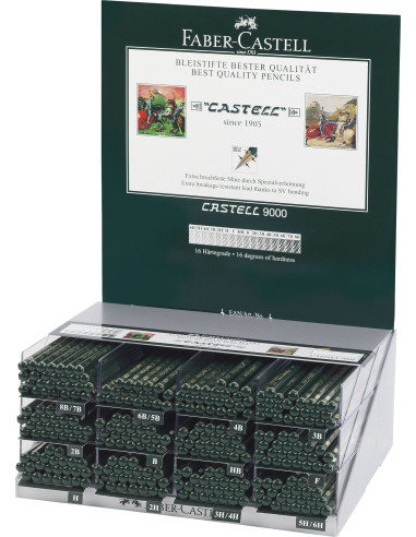 FC119061,DISPLAY 288 BUC CREION GRAFIT CASTELL 9000 FABER-CASTELL