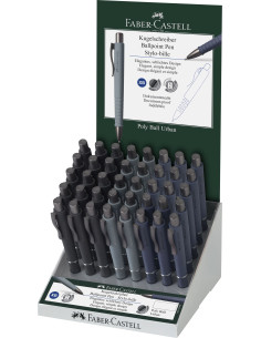 FC241143,DISPLAY 40 BUC PIX CU MECANISM POLY BALL URBAN FABER-CASTELL