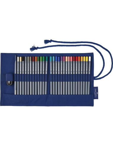 FC114652,Rollup 27 creioane aquarelle goldfaber FABER-CASTELL