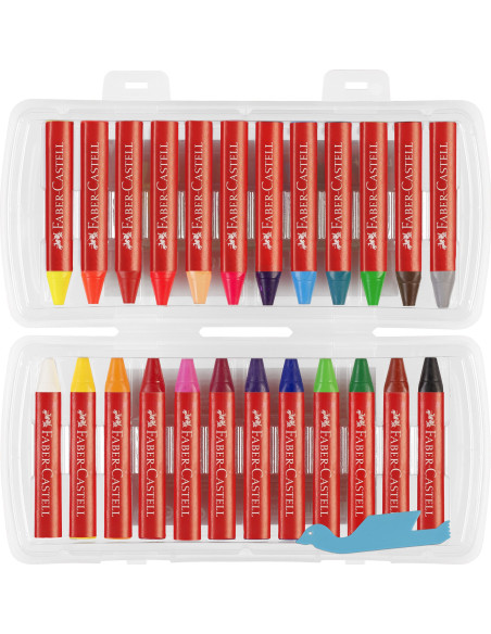 FC120034,CREIOANE CERATE 24 CULORI JUMBO CUTIE PLASTIC FABER-CASTELL FC120034,CREIOANE CERATE 24 CULORI JUMBO CUTIE PLASTIC FABER-CASTELL