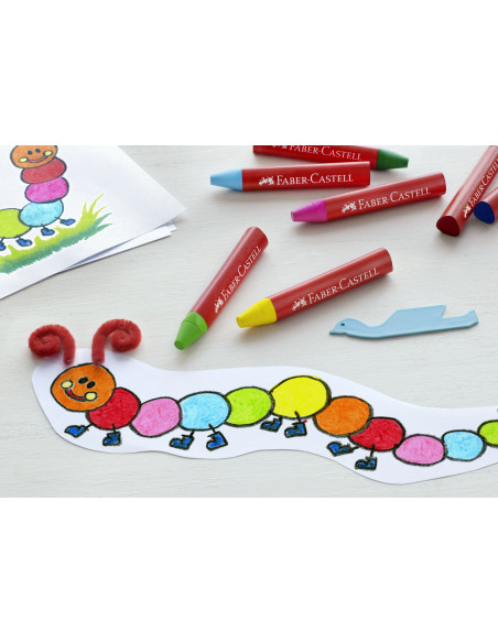 FC120034,CREIOANE CERATE 24 CULORI JUMBO CUTIE PLASTIC FABER-CASTELL FC120034,CREIOANE CERATE 24 CULORI JUMBO CUTIE PLASTIC FABER-CASTELL