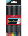 FC116412,Creioane colorate FABER-CASTELL 12 culori Black edition