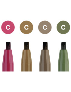 FC167505,PITT ARTIST PEN CALIGRAFIC SET 4 BUC COLOR FABER-CASTELL 2