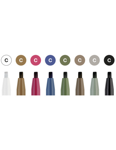 FC167508,Pitt artist pen set caligrafic 8 buc faber-castell