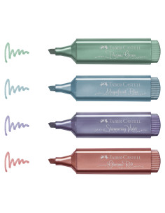 FC154624,TEXTMARKER SET 4 METALIZAT FABER-CASTELL 2