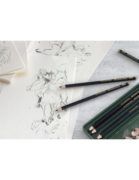 FC115207,SET 6 BUC CREION GRAFIT MAT PITT FABER-CASTELL