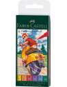 FC167174,Pitt artist pen set 6 buc culori de baza 2022 faber-castell