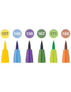 FC167178,Pitt artist pen set 6 buc culori vara 2022 faber-castell 2