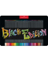FC116437,Creioane colorate FABER-CASTELL 36 culori in cutie din metal, Black edition