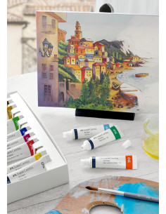 FC379512,Culori uleiuri 12 culori 20ml faber-castell 2