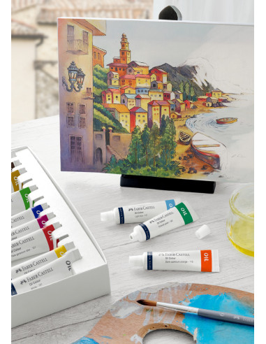 FC379512,Culori uleiuri 12 culori 20ml faber-castell FC379512,Culori uleiuri 12 culori 20ml faber-castell