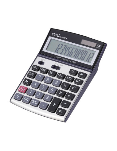 CALCULATOR BIROU 14DIG METAL 39229 DELI,DLE39229+++