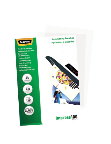 FOLIE A3 100 MICRONI 100/TOP FELLOWES,FE5351205