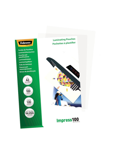 FOLIE A3 100 MICRONI 100/TOP FELLOWES,FE5351205