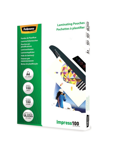 FOLIE A4 100 MICRONI 100/TOP FELLOWES,FE5351111