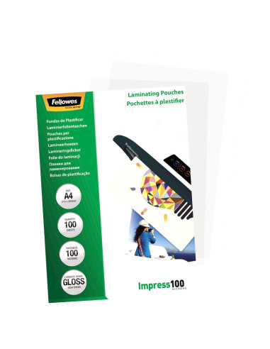 FOLIE A4 100 MICRONI 100/TOP FELLOWES,FE5351111