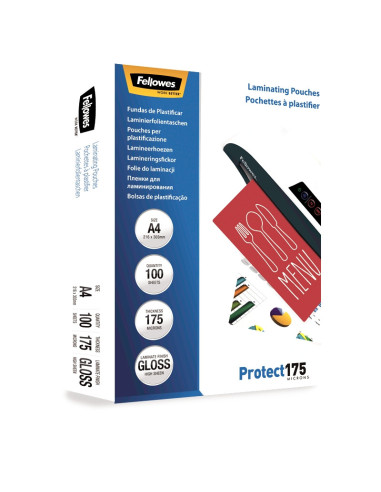 FOLIE A4 175 MICRONI 100/TOP FELLOWES,FE5308703