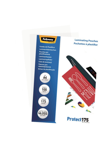 FOLIE A4 175 MICRONI 100/TOP FELLOWES,FE5308703